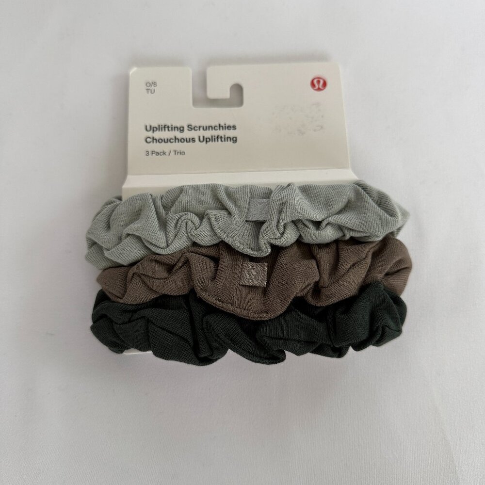 Brand: Lululemon Athletica Item: Uplifting Scrunchies – 3 Pack / Trio Color Set: